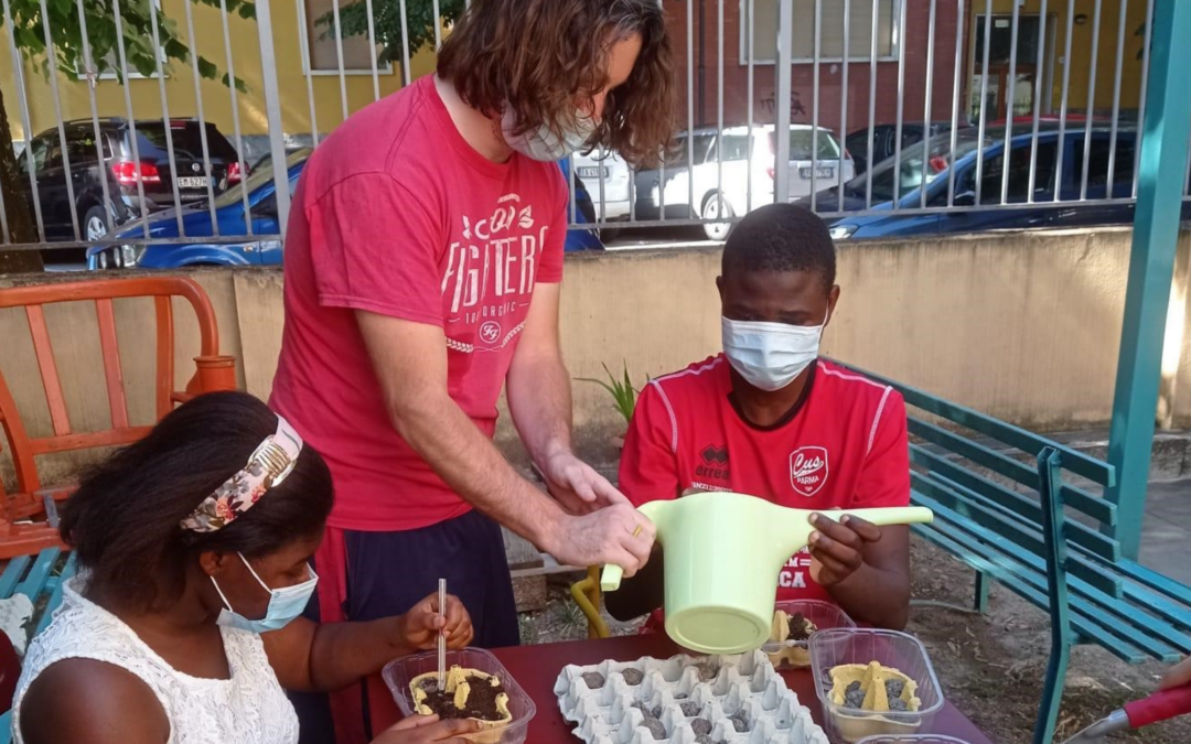 Laboratorio di agricoltura urbana per adolescenti con disabilità